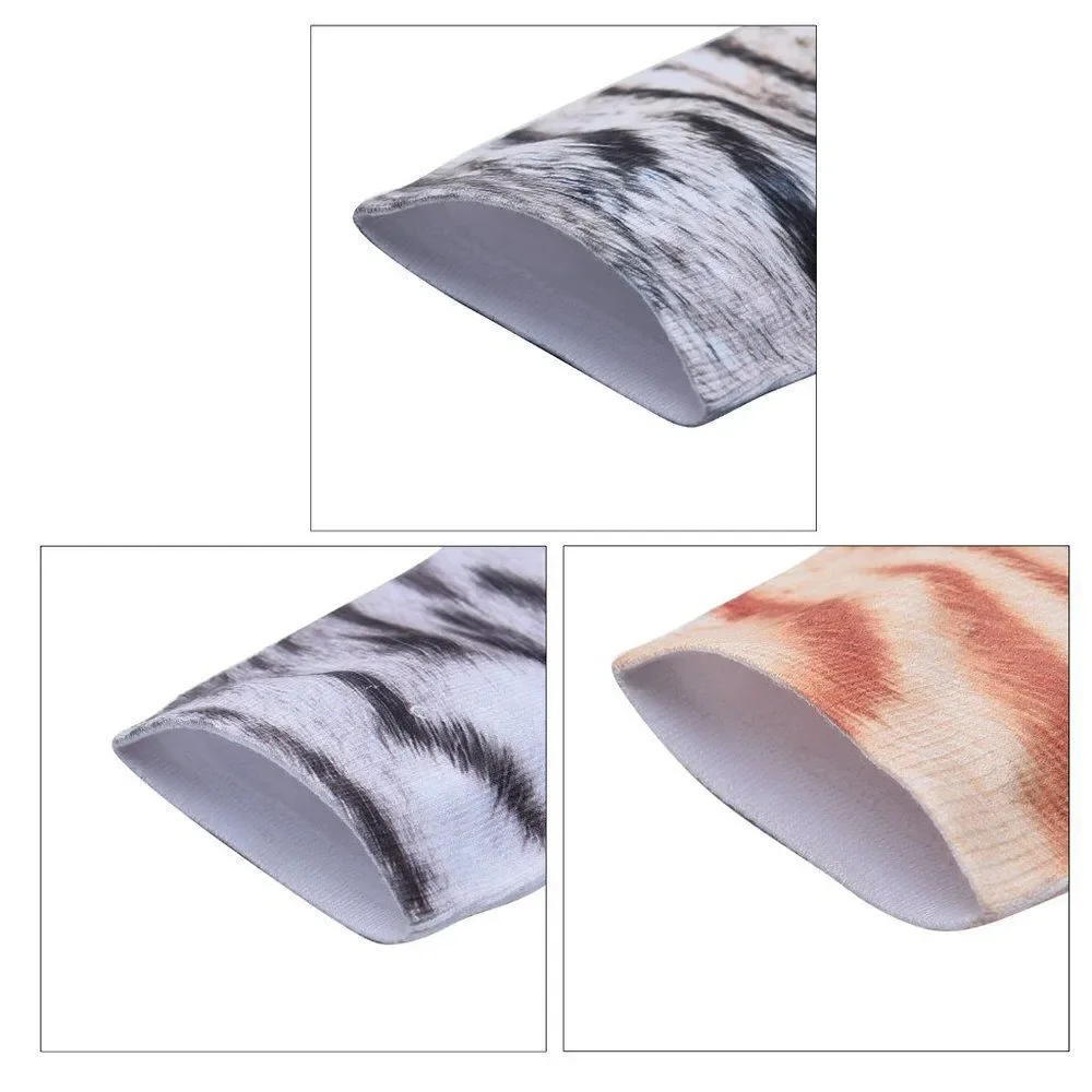 Multi Color Tiger, White Tiger & Cats Paw Sock Set of 3